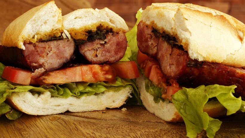 CHORIPAN CORDOBES CON CHIMI CASERO DOS X